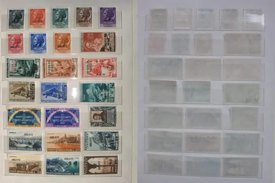 Triëst - Zone A 1949/1954 - Collection of 79 stamps AMG-FTT