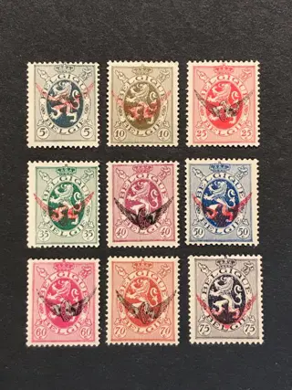 België 1929/1982 - Militaire + Dienstzegels - Volledige Rubriek - Alle Uitgiften - POSTFRIS - M1/5 + S/84
