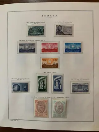 Italiaanse Republiek 1955/1985 - Collection of the Italian Republic, period 1955-1981 + year 1985 – with services and souvenir sheets