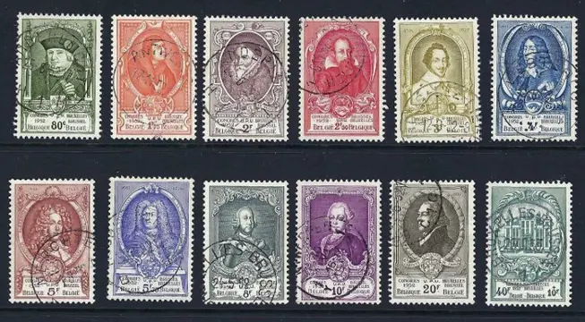 België 1952 - De volledige jaargang met blok - OBP/COB 876/907 + BL30