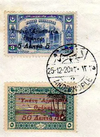 Thracië 1920 - Unique, Extremely rare - 1920 the only set produced from this authority, full set on cover