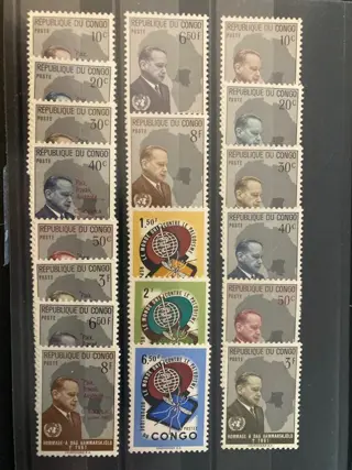 DR Congo 1960/1964 - 5 Volledige jaargangen met blokken zoals getoond in de afbeeldingen - tussen OBP/COB 372 en 575 + BL11 t/m 15