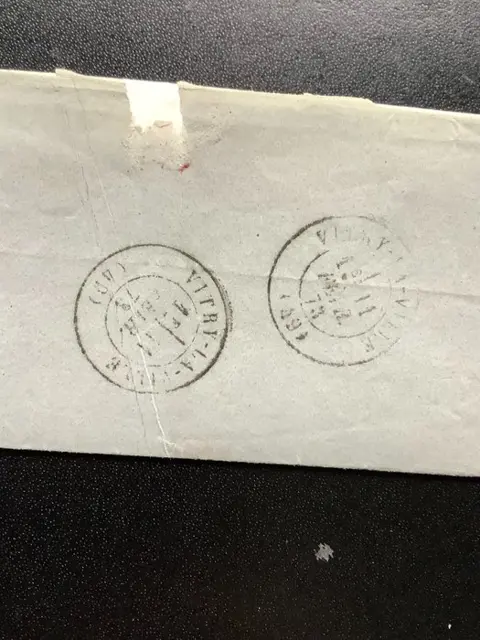 Frankrijk - Rare letter from Chalon to Pogny, VVF