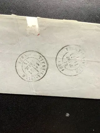 Frankrijk - Rare letter from Chalon to Pogny, VVF