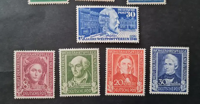 1949/1950 - Vintage 1949–50, completely MNH - 111-122