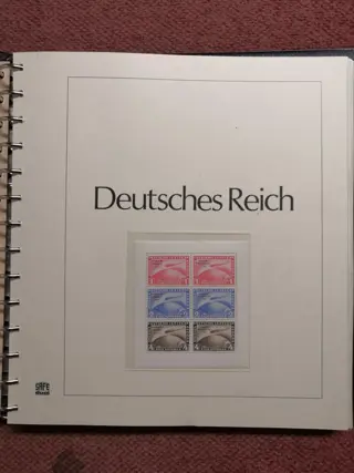 Duitse Rijk 1872/1923 - SAFE Dual preprint album&nbsp;+ several Old German States territories in appendix