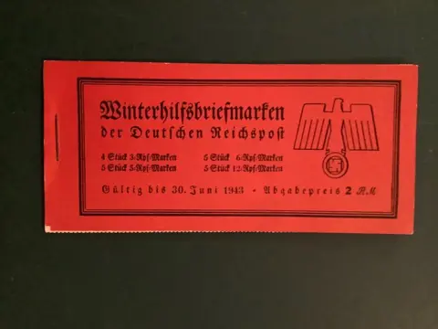 Duitse Rijk 1943 - Postzegelboekje met Propaganda vervalsingen Himler en Goering