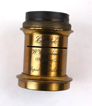 Capitol 8x10 brass lens + acc.