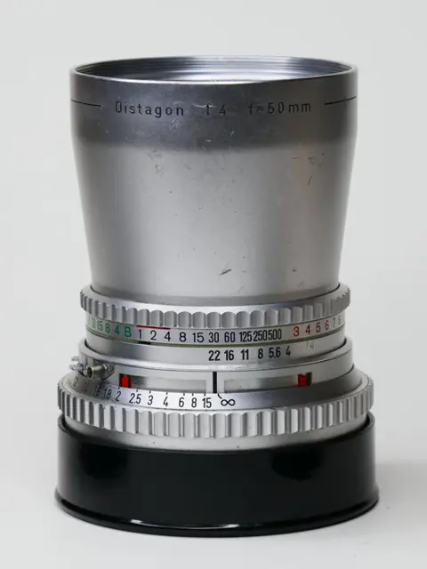 Hasselblad Carl Zeiss Distagon 50mm F/4 T* Chrome C groothoek objectief