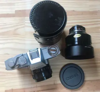 Canon EX-EE + objectifs 50 mm et 125mm