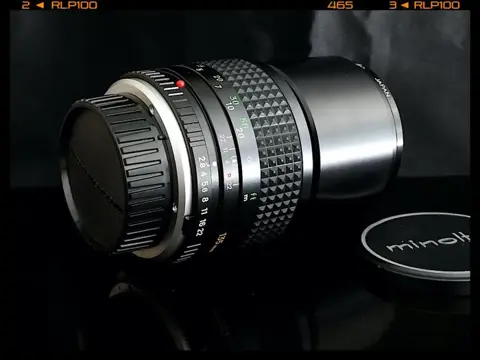 Minolta MC TELE ROKKOR PF 135 mm f.2,8-1973-Very good condition
