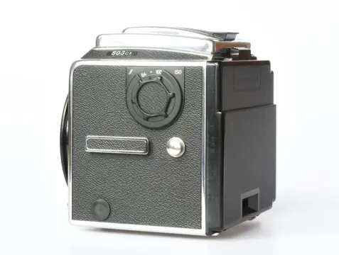 Hasselblad 503 CX body met ACCUTE MATE screen **Top Top**
