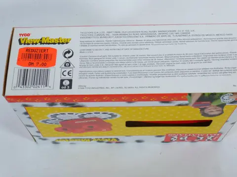 Viewmaster, 3 giftsets, Dalmatians, Sesame Street en Hot Wheels, als nieuw in doos met schijven