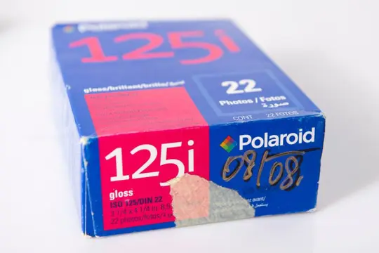 Polaroid film lot