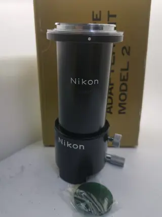 Nikon Nikkormat Microscope-adapterkit MODELL 2, in sehr gutem Zustand.