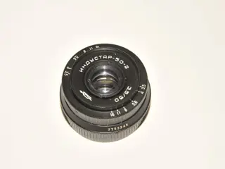 FED, Flexo Industar 50-2 50mm F3.5 + Flexomat luxe wide auto 35mm f2.8 lens