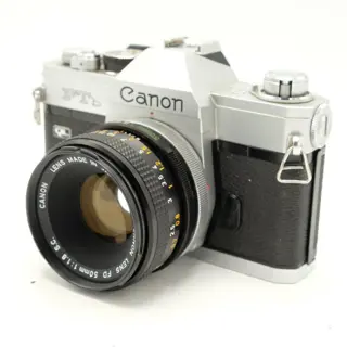 Canon FTb Body + Canon5mm F1.8 S.C. FD(6770)