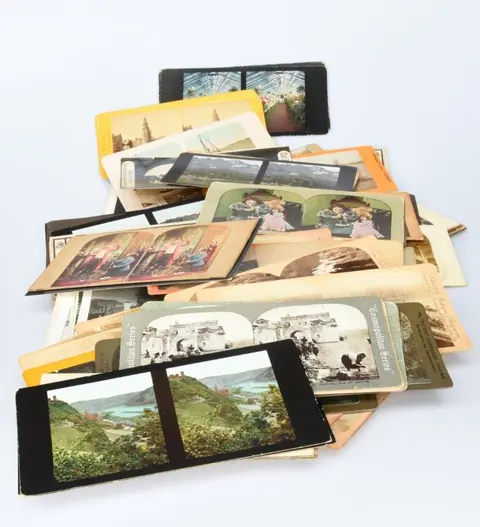 Graphoscope 110 stereo fotos en 9 stereo glas negatieven