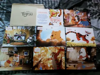 THE   TIGGER   MOVIE     lobbycard set.