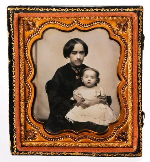 unkown mother + child