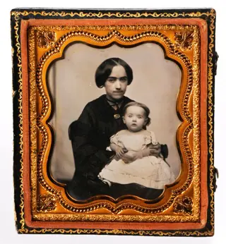 unkown mother + child