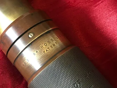 Ross England - Marine FERNROHR N° 52394 Patent, Ross, London, Moudros 30. Okt. 1918 Einmalig