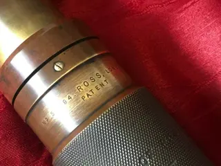 Ross England - Marine FERNROHR N° 52394 Patent, Ross, London, Moudros 30. Okt. 1918 Einmalig