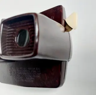 View-master met 14 schijfjes Model E. Made in Belgium by Sawyer's Europe Brussels