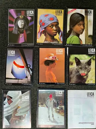 Leica Leicafotografie 1976 t/m 1979 compleet met inoudsopgaven