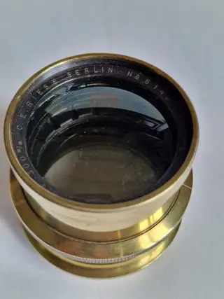 C.E.Riese Berlin Brass 300mm f=6,8 doppel-anastigmat lens