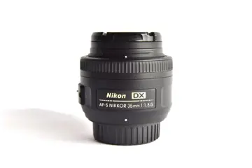 Nikon AF-S DX Nikkor 35mm f1.8G ED IF SWM+ Nikon HB-46 lens hood + Hoya HMC UV filter # EXCELLENT #