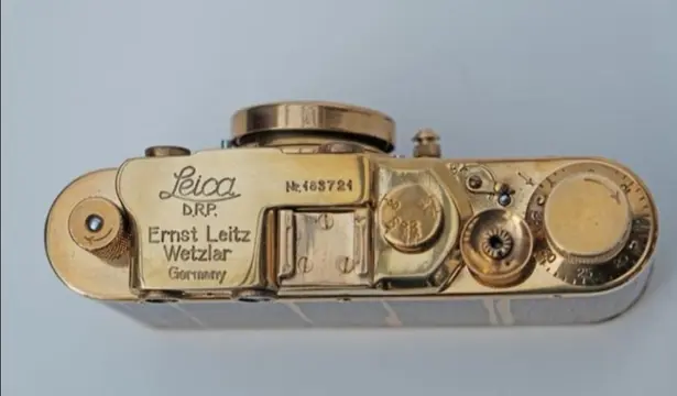 Leica, Zorki Leica 2 (copia) custodia, color oro