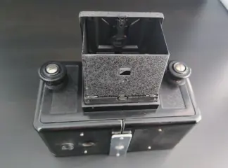 GOMZ Sputnik Stereo Camera con bolsa y embalaje