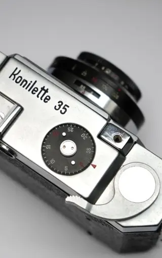Konica Konilette 35 met Konitor 3,5/4,5cm + Filter