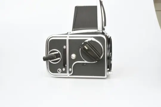 Hasselblad 500 C (eigenlijk CM) met filmback A12 ** Goed lezen**