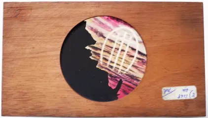 Unbekannter Hersteller, England: 2 handgemalte Laterna Magica Nebel-Bilder (Dissolving Views) - um 1850 - Der Hirten erscheinen drei