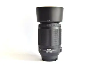 Nikon AF-S DX Nikkor 55-200mm f4-5.6G EDVR + Nikon HB-37 lens hood # EXCELLENT #