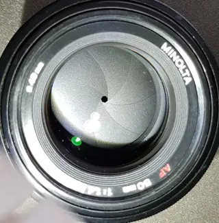 Minolta AF 1.4 50 mm.