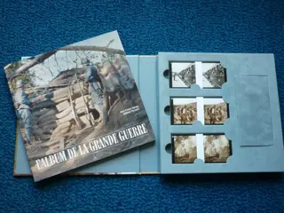 LA GUERRE DE 1914-1918 Raumbildalbum mit 75 Stereobildern und Begleitbuch Frankreich 2004