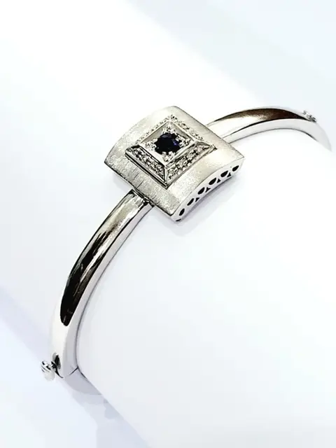 Cierre - 18 karaat Goud, Witgoud - Armband - 0.16 ct Diamant