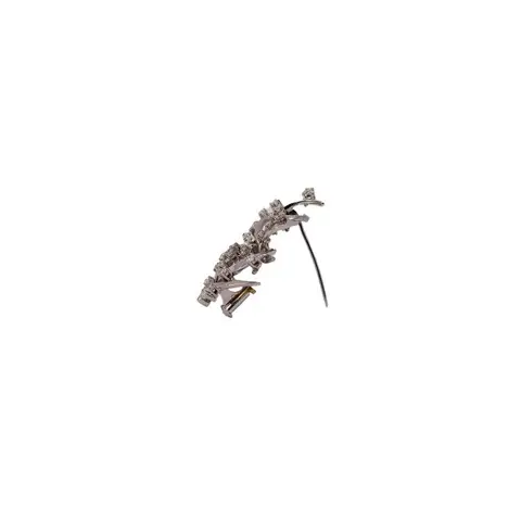 18 karaat Witgoud - Broche - 1.12 ct