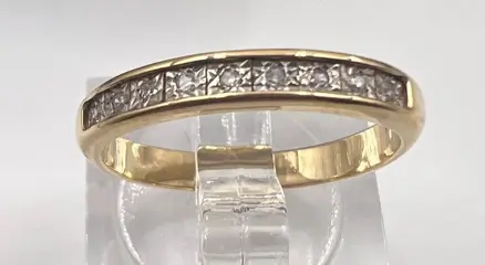 NO RESERVE PRICE - 18 karaat Geel goud - Ring - Diamanten