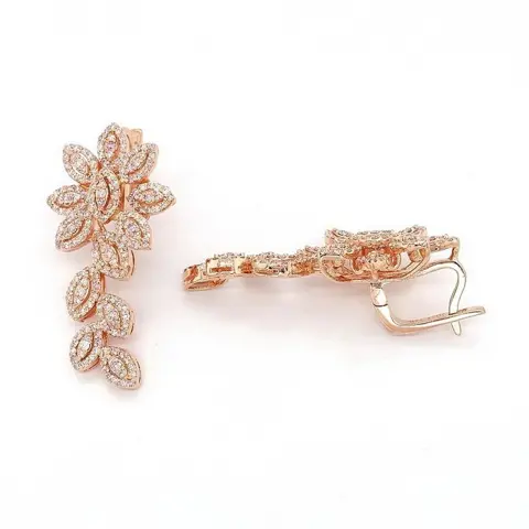 IGI Certified 1.30ct Pink Diamond Earrings - 14 karaat Rosé goud - Oorbellen - ***GEEN RESERVEPRIJS***