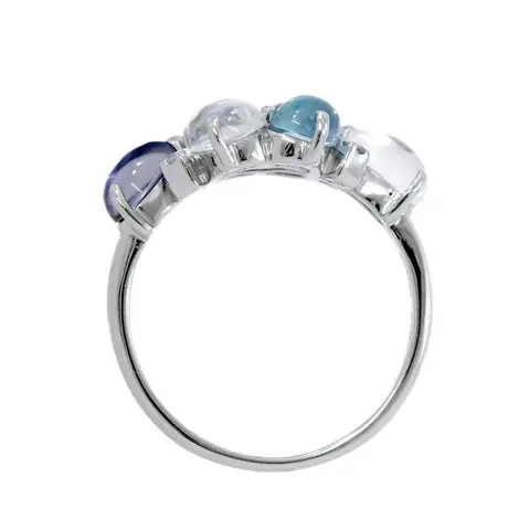 Ada - 18 karaat Witgoud - Ring - 0.06 ct Diamant