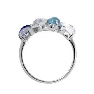 Ada - 18 karaat Witgoud - Ring - 0.06 ct Diamant