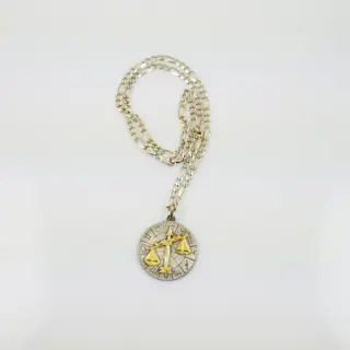 835 Zilver - Collier met hanger