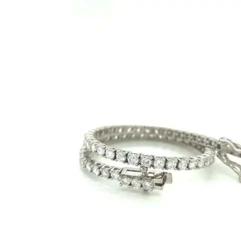 IGI USA - 14 karaat Witgoud - Armband - 4.01 ct Diamant