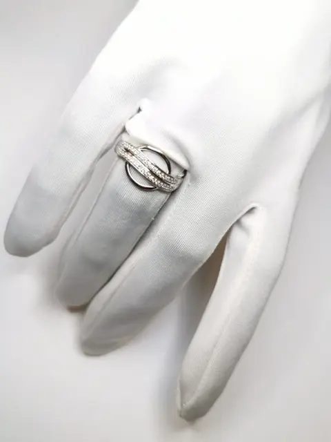 NO RESERVE - 18 karaat Goud - Ring - Diamanten