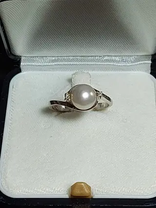 18 karaat Witgoud - Ring - 1.00 ct Gemengd - Diamanten