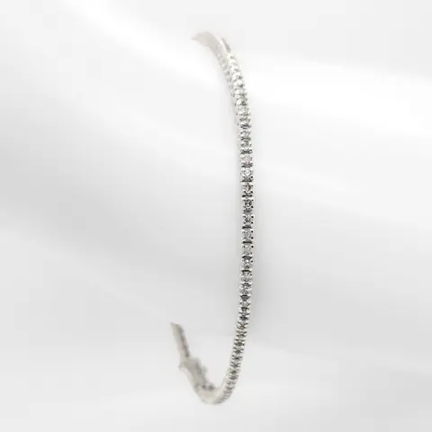 *NO RESERVE PRICE* 1.10ct Diamond Bracelet - 14 karaat Witgoud - Armband